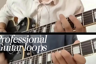 record repeating guitar loops for beats and songs