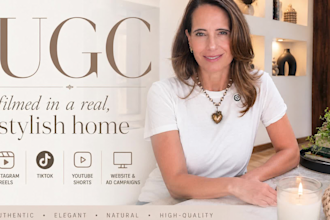 create authentic ugc product videos filmed in a stylish real home