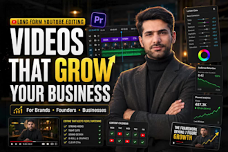edit long form youtube videos for your business or personal brand