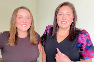 create mother and daughter ugc video ads for tiktok, facebook and instagram
