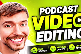 edit your podcast videos and create short videos