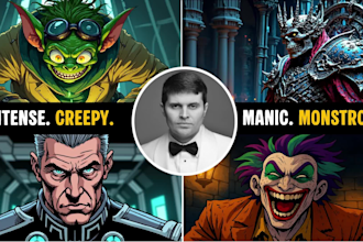 voice your evil villain with dark, cinematic intensity