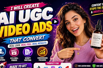 ai ugc video ads, ai video ads, tiktok ads,product ads