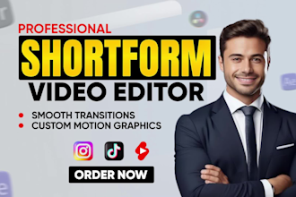 be your expert short form video editor for tiktok, reels and youtube shorts