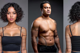 create tattoo placement mockup on your photo