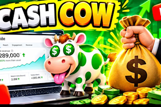 make viral faceless video for cashcow youtube automation channel, cashcow video
