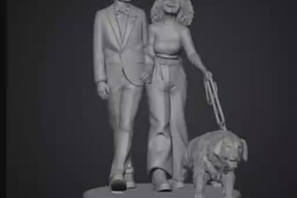 sculpt a custom 3d miniature or action figure for printing