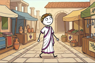 create 2d stickman videos for faceless youtube videos