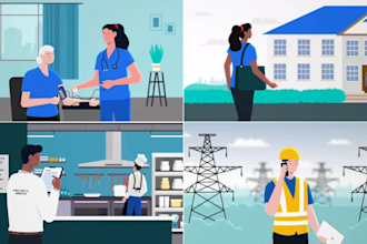 2d animated explainer video 2d animation motion graphics saas explainer video
