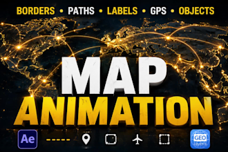 create professional animated map with geolayers 3