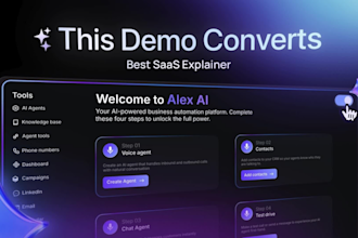 create saas explainer video saas demo video for saas product