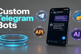 develop a custom telegram bot in python