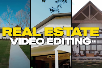 edit professional real estate reels and trending  video editing