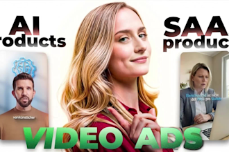 create facebook google video ads for ai and saas products