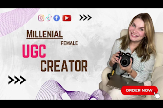 create wellness supplements ugc video ads for tiktok, instagram or facebook