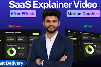 create a professional saas explainer and product demo video