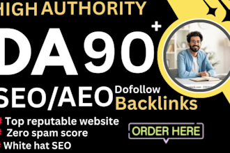 provide complete aeo and GEO service including backlinks