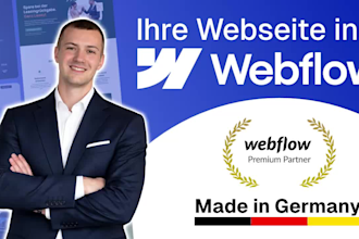 build or redesign your website in webflow