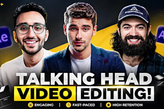 do trending talking head video editing