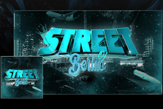 design animated  fivem logo banner for fivem server and discord