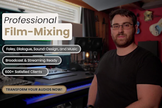 mix and enhance your films audio as a rerecording mixer