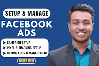 setup and manage meta facebook ads, advertising campaign and fb meta ads manager
