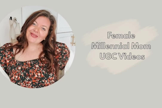 create female mom ugc spokesperson videos for your brand