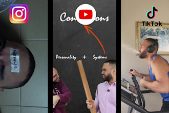 funny sketch ugc video for tiktok, instagram, youtube in spanish or english