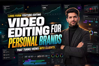 professionally edit long form youtube videos for personal brands