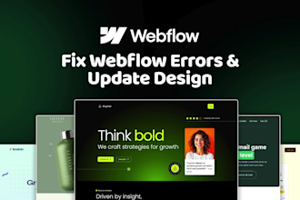 fix webflow bugs, errors, and issues fast