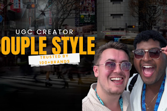 create an lgbtq couple ugc video ads