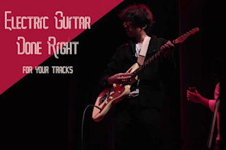 record soul, rock, or indie electric guitar for you