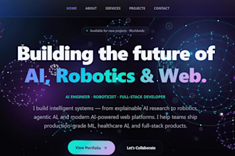 build 3d web apps with chatbot and ai models integration