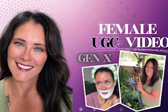 create mature ugc video ads for tiktok and instagram as a gen x creator