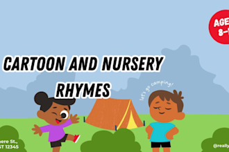 create professional 2d kids animation and cartoon videos for educational content