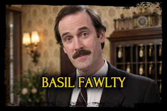 voice an energetic basil fawlty impression