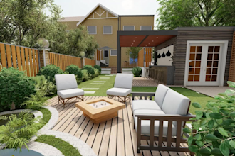 create architectural animation,walk through 3d rendering in lumion