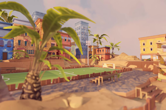 design realistic 3d game environment level design in unity and ue5