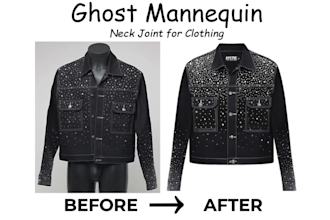 do ghost mannequin, invisible mannequin and neck joint