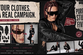 create realistic ai fashion model photos for your clothing