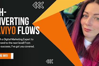 set up high converting klaviyo email flows