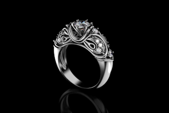 create a precise ring cad design ready for casting