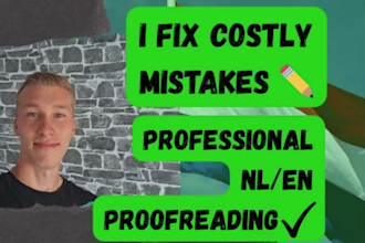 proofread and improve your dutch text for clarity and SEO