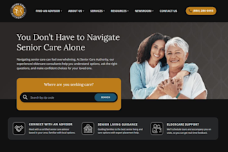 design premium home care website and healthcare website
