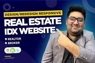 create real estate idx website, redesign wordpress website