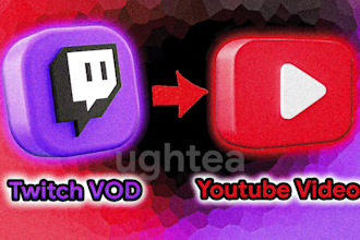 edit your twitch vod to youtube video