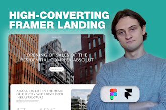 design and build a high converting website in framer