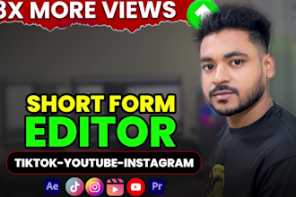 be youtube short video editor, instagram reels,  tik tok