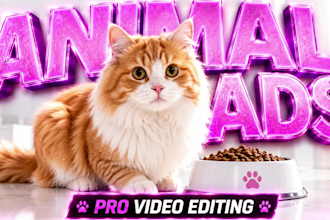 run ai pet animal brand video ads, dog cat ai animal commercial video that sales