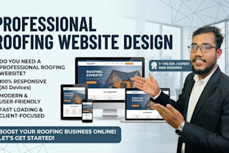 build your roofing website